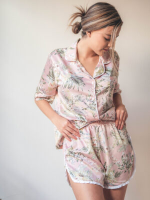 Bloom 4 Rosa ( Short + camisa)