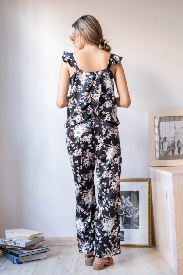 Bloom  3  Negro ( Pantalón + Tirantes)